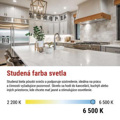 LED žiarovka Classic JC / G9 / 4,2 W (40 W) / 470 lm / Studená biela