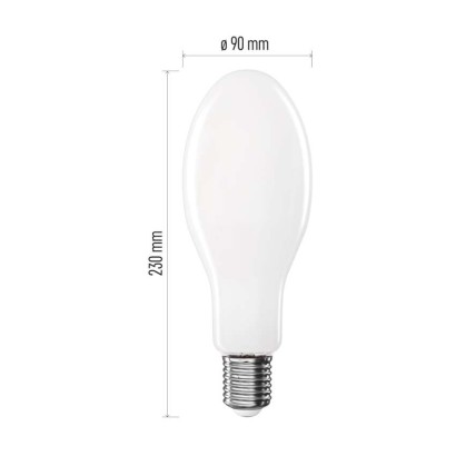 LED Lampe Filament ED90 / E40 / 36 W (327 W) / 6 000 lm / Neutralweiß