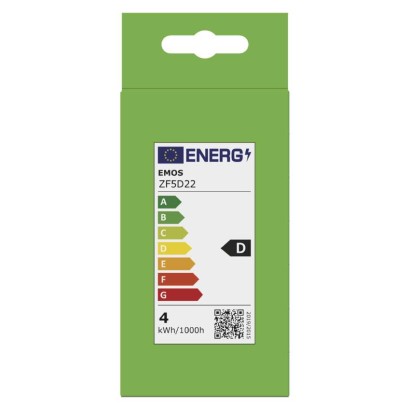 LED žárovka Filament A60 / E27 / 3,4 W (40 W) / 470 lm / teplá bílá