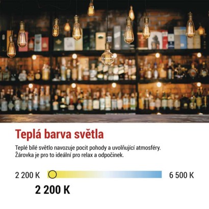 LED žárovka Vintage A60 / E27 / 4,5 W (40 W) / 420 lm / teplá bílá