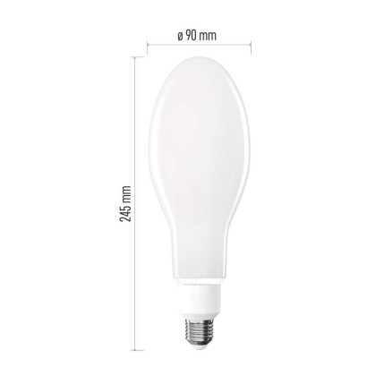 LED žárovka Filament ED90 / E27 / 36 W (327 W) / 6 000 lm / neutrální bílá
