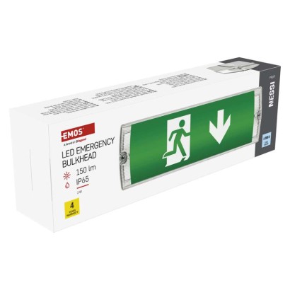LED-avariivalgusti NESSI 3 W, 3 h, IP65 