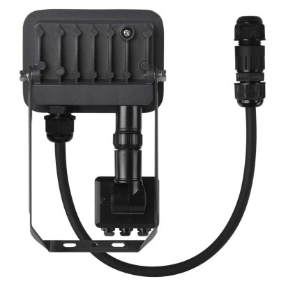 LED reflektor INOVO s pohybovým čidlem, 10 W, šedý, neutrální bílá