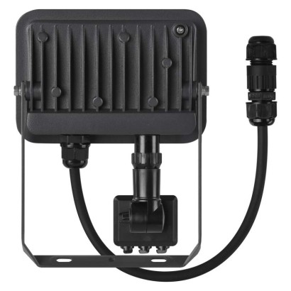 LED reflektor INOVO s pohybovým čidlem, 20 W, šedý, neutrální bílá