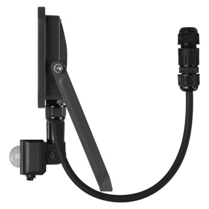 LED reflektor INOVO s pohybovým čidlem, 20 W, šedý, neutrální bílá