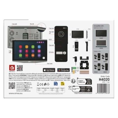 GoSmart Sada domácího videotelefonu EMOS IP-750A s WiFi
