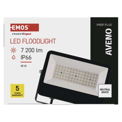 LED-Strahler AVENO schwarz, 48W neutralweiß