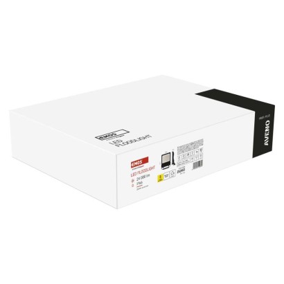 LED reflektor AVENO 150W, černý, neutrální bílá