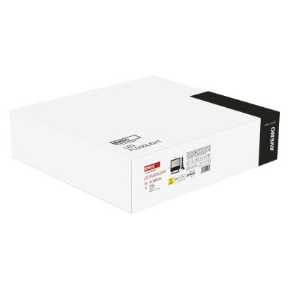 LED reflektor AVENO 200W, černý, neutrální bílá