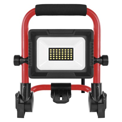 LED reflektor ELION 20W, rot-schwarz, IP65, 3000 lm, neutralweiß