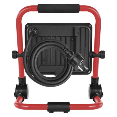 LED reflektor ELION 50W, rot-schwarz, IP65, 8000 lm, neutralweiß