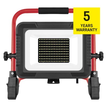 LED reflektor ELION 100W, červeno-černý, IP65, 16 000 lm, neutrální bílá