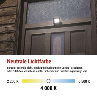 LED-Strahler VISIO schwarz, 10W neutralweiß