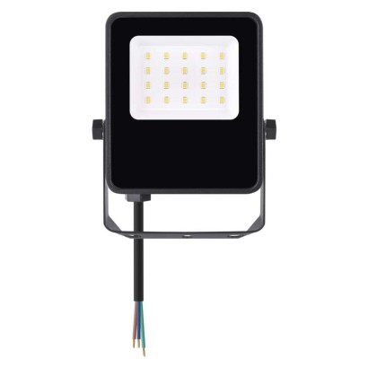 LED reflektor VISIO, 10 W, černý, neutrální bílá