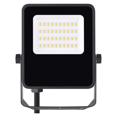 LED reflektor VISIO, 20 W, černý, neutrální bílá