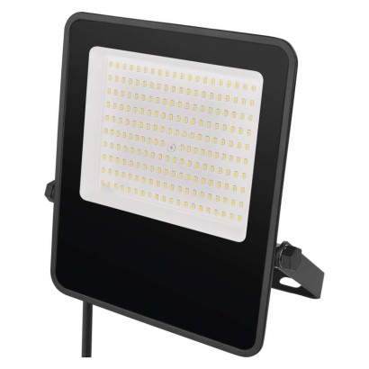 LED reflektor VISIO, 100 W, černý, neutrální bílá