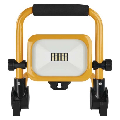 LED reflektor ACCO nabíjecí, přenosný, 10 W, žlutý, studená bílá
