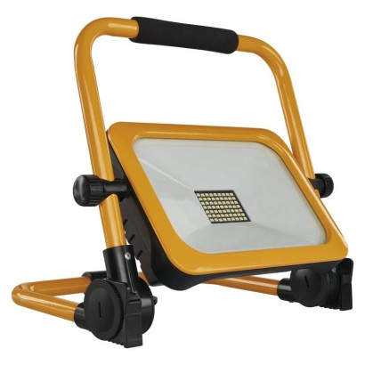 LED reflektor ACCO nabíjecí, přenosný, 30 W, žlutý, studená bílá