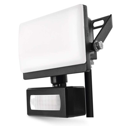 LED reflektor TAMBO EVO se senzorem pohybu, 10 W, 1000 lm, IP65, černý