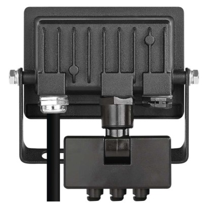 LED reflektor TAMBO EVO se senzorem pohybu, 10 W, 1000 lm, IP65, černý