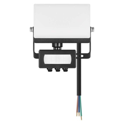 LED reflektor TAMBO EVO se senzorem pohybu, 10 W, 1000 lm, IP65, černý