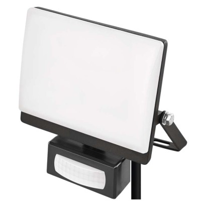 LED reflektor TAMBO EVO  se senzorem pohybu, 20 W, 2000 lm, IP65, černý