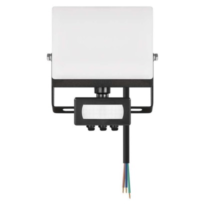 LED reflektor TAMBO EVO  se senzorem pohybu, 20 W, 2000 lm, IP65, černý