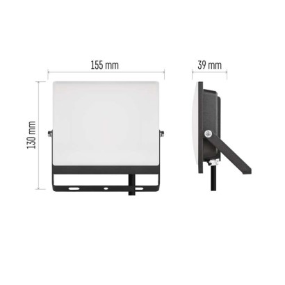 LED reflektor TAMBO EVO, 30 W, 3000 lm, IP65, černý
