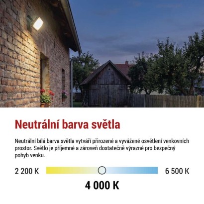LED reflektor TAMBO EVO, 30 W, 3000 lm, IP65, černý