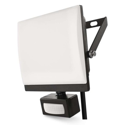 LED reflektor TAMBO EVO se senzorem pohybu, 30 W, 3000 lm, IP65, černý