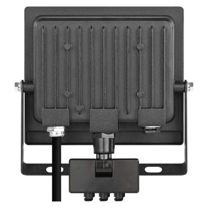 LED reflektor TAMBO EVO se senzorem pohybu, 30 W, 3000 lm, IP65, černý