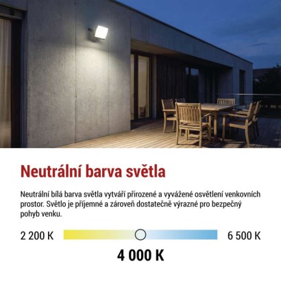 LED reflektor TAMBO EVO, 50 W, 5000 lm, IP65, černý