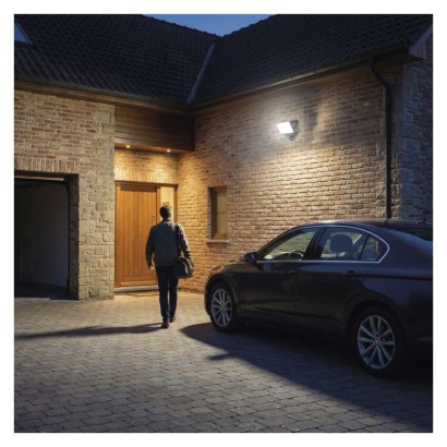 LED reflektor TAMBO EVO se senzorem pohybu, 50 W, 5000 lm, IP65, černý
