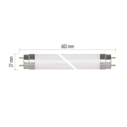 LED zářivka T8 6,5 W 60 cm studená bílá 10 ks
