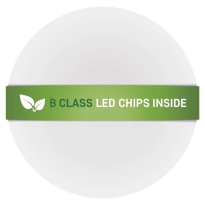 LED přisazené svítidlo TIVI, B CLASS, kruhové bílé 12,5W, IP44, teplá bílá