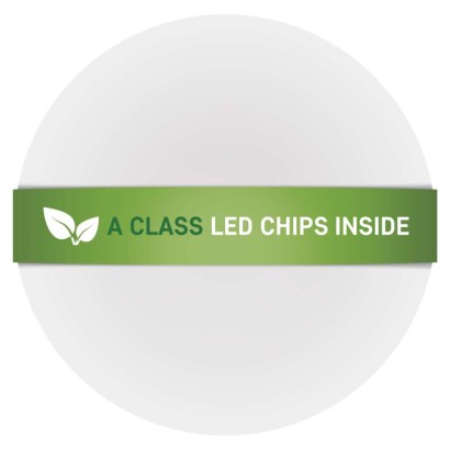 LED přisazené svítidlo TIVI, A CLASS, kruhové bílé 5,5W, IP44, neutrální bílá