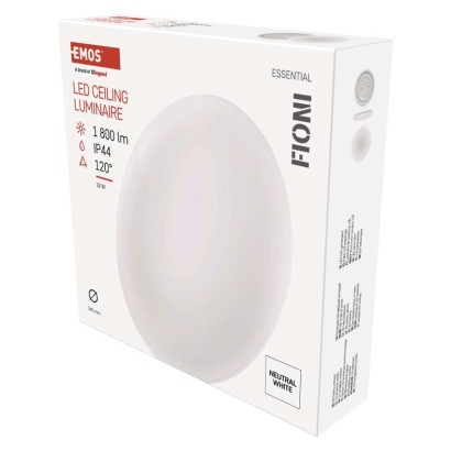 LED Deckenleuchte FIONI, rund, weiss 18W neutralweiss, IP44
