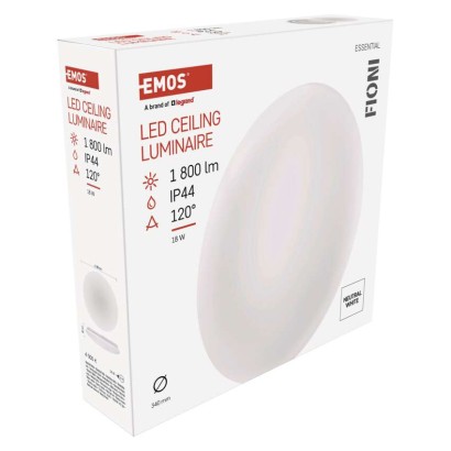 LED Deckenleuchte FIONI, rund, weiss 18W neutralweiss, IP44