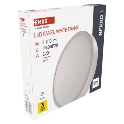 LED-Anbauleuchte NEXXO, rund, weiß, 28,5W, neutralweiß