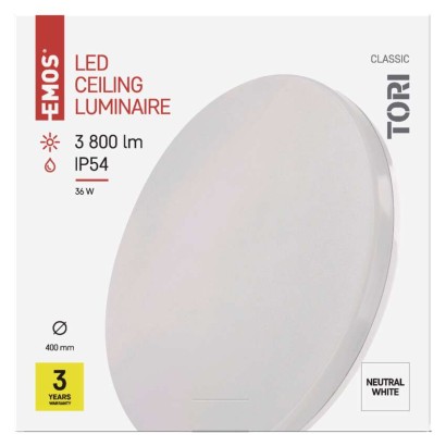 LED-Leuchte TORI 40 cm, 36 W, Tageslichtweiß, IP54