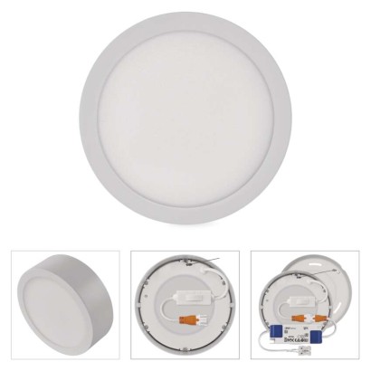 LED-Anbauleuchte NEXXO, rund, weiß, 7,6W, mit Change CCT