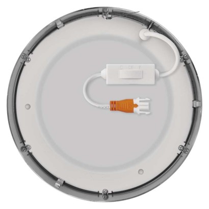 LED-Anbauleuchte NEXXO, rund, silber, 12,5W, mit Change CCT