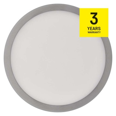 LED-Anbauleuchte NEXXO, rund, silber, 12,5W, mit Change CCT