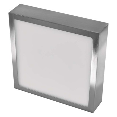 LED-Anbauleuchte NEXXO, quadratisch, silber, 12,5W, mit Change CCT