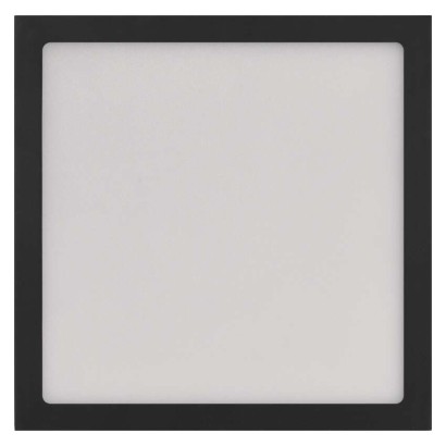 LED svítidlo NEXXO černé, 17 x 17 cm, 12,5 W, teplá/neutrální bílá