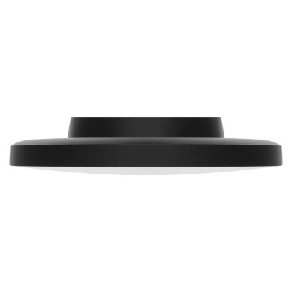LED-Anbauleuchte DIONI rund, schwarz, 15W, mit Farbtemperatur-Änderung