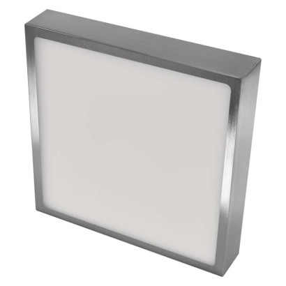 LED svítidlo NEXXO broušený nikl, 22,5 x 22,5 cm, 21 W, teplá/neutrální bílá