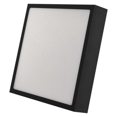 LED-Anbauleuchte NEXXO, quadratisch, schwarz, 21W, mit Change CCT