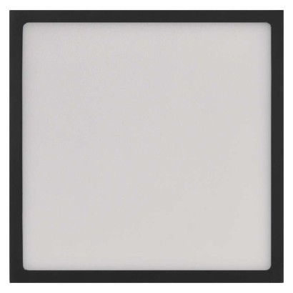 LED-Anbauleuchte NEXXO, quadratisch, schwarz, 21W, mit Change CCT
