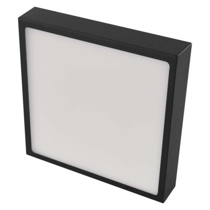 LED-Anbauleuchte NEXXO, quadratisch, schwarz, 21W, mit Change CCT